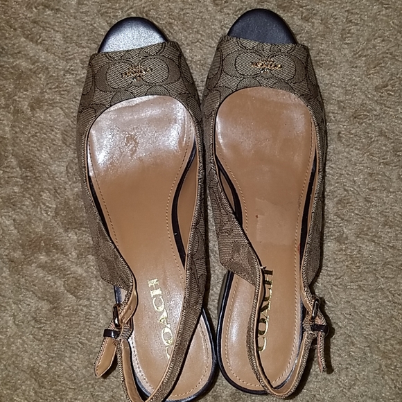 Terry Coach wedge sling back - Picture 7 of 8